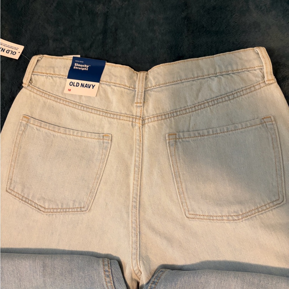 Old Navy Big Girls Straight Jeans Set of 2 Size 18 - Picture 4 of 4